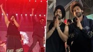 Kartik Aaryan Joins Diljit Dosanjh on Stage in Ahmedabad - Fans Go Wild Over Their Energetic Performance! (View Pics & Watch Video)