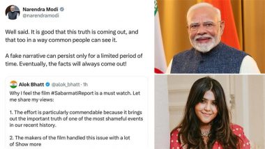 'The Sabarmati Report': Ektaa Kapoor Responds to PM Modi’s Praise with Heartfelt Message