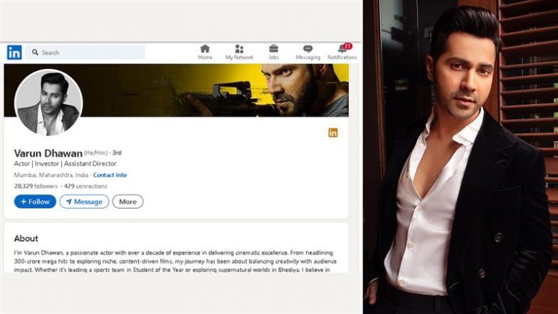 Varun Dhawan Joins LinkedIn; ‘Baby John’ Actor Shares Insights on His Cinematic Journey and Professional Growth