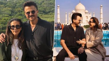 Anil Kapoor Posts Heartfelt Photos From Day Spent With Wife Sunita Kapoor at the Iconic Taj Mahal, Fans Shower Love (View Pics)