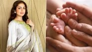 Drashti Dhami Reveals Baby Daughter&rsquo;s Name and Shares Adorable Glimpse of Her Tiny Feet (View Pic)
