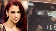 Dua Lipa Dazzles in All-Black Outfit as She Steps Out for Dinner Date with BF Callum Turner in Mumbai Ahead of Zomato Feeding India Concert (Watch Video)