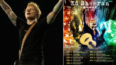 Ed Sheeran India Tour 2025: Global Pop Icon Announces Tour Dates for Six Indian Cities, Details Inside