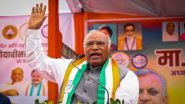 Mallikarjun Kharge Accuses BJP of Attempting To Divide Society by Holding Surveys at Every Mosque, Says ‘Saffron Party Disregarding RSS Chief Mohan Bhagwat’s Mandir-Masjid Advice’