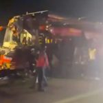 Aligarh Road Accident: 5 Killed, Several Injured in Bus-Truck Collision on Yamuna Expressway in Uttar Pradesh (Watch Videos)