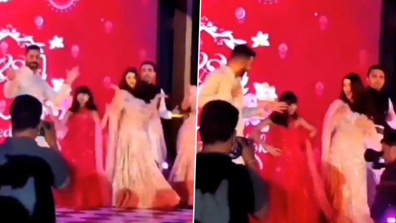 Aishwarya Rai Bachchan and Abhishek Bachchan Dance to ‘Desi Girl’ with Daughter Aaradhya Bachchan Amidst Divorce Rumours in Viral Video – WATCH | 🎥 Morning Tidings