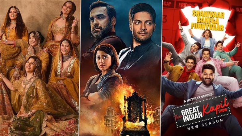 IMDb’s Most Popular Indian Web Series of 2024: Sanjay Leela Bhansali’s ‘Heeramandi’ Tops the List Followed by Pankaj Tripathi’s ‘Mirzapur S3′; ’The Great Indian Kapil Show’ Also Makes It to Top 10