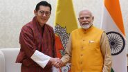 PM Narendra Modi and Bhutan King Jigme Wangchuck Discuss Enhancing Economic Connectivity, Fast-Tracking ‘Visionary’ Gelephu Mindfulness City Project (See Pics)