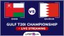 Oman vs Bahrain Free Live Streaming Online, Gulf T20I Championship 2024: How To Watch OMA vs BHR Cricket Match Live Telecast on TV?