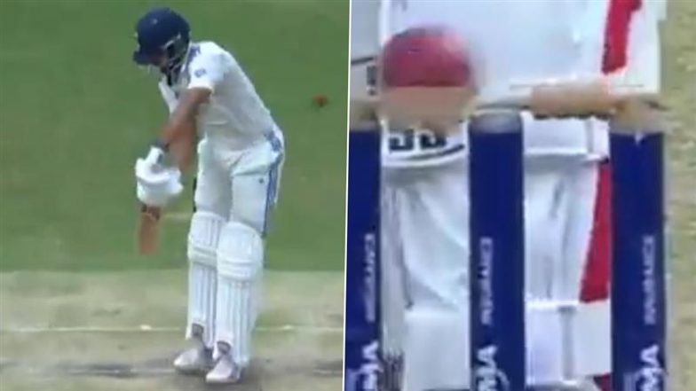 Pat Cummins Rattles Nitish Kumar Reddy's Stumps To Dismiss SRH Teammate During IND vs AUS 3rd Test 2024 (Watch Video)