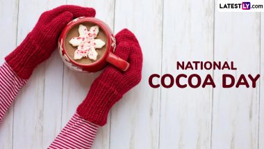 National Cocoa Day 2024 Quotes, Images and GIFs: Send WhatsApp Wishes, Messages, HD Wallpapers and Greetings To Enjoy Warm Cuppa Cocoa During Winter