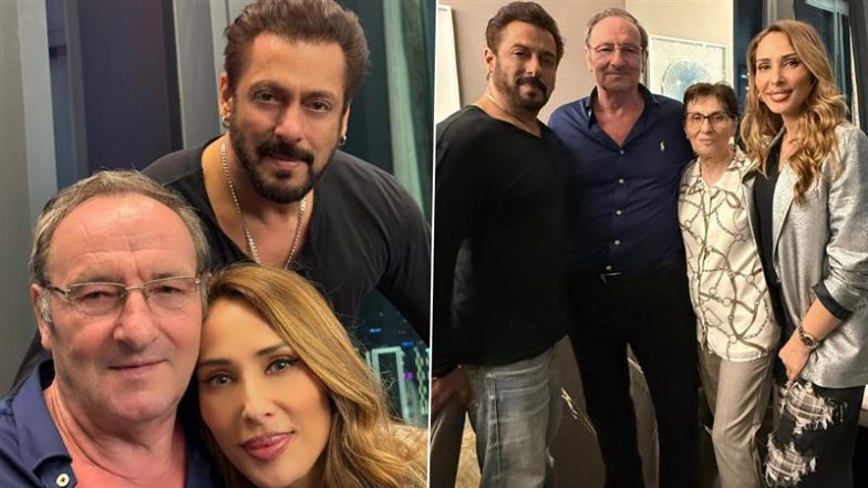 Salman Khan Joins Rumoured GF Iulia Vantur’s Father’s Birthday Celebrations in Dubai; Model-Actress Drops Pictures With Her ‘2 Heroes’