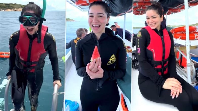 ‘Here’s to More Adventures’: Sara Tendulkar Bids Farewell to 2024 With Snorkelling at Australia’s Great Barrier Reef, Rasha Thadani Reacts (Watch Video)