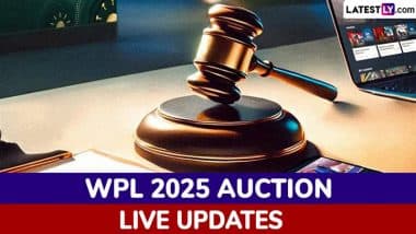 WPL 2025 Auction Live Updates Online