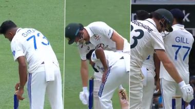 Mohammed Siraj and Marnus Labuschange Engage In Bail Talk As Indian Bowler Avoids Banter With Australian Batter During IND vs AUS 3rd Test 2024 (Watch Video)