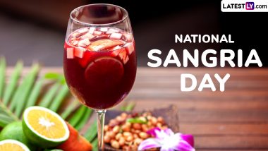 Happy National Sangria Day 2024 Messages and Greetings To Celebrate the Day 