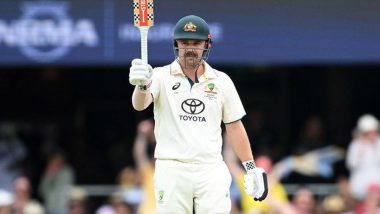 IND vs AUS 3rd Test 2024: Travis Head Dominates Indian Bowling Attack for Back-to-Back Hundred, Puts Australia on Top