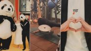 ‘Bits of Here and There’: Alia Bhatt’s December Photo Dump Includes Workouts, Posing With Pandas, Wearing Customised Raha Tee and More (View Pics)