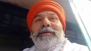 Delhi Chalo March: BKU Leader Rakesh Tikait Detained by Aligarh Police en Route to Greater Noida for Farmers’ Protest (Watch Video)