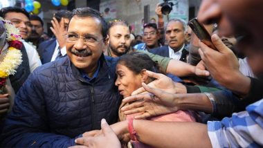 Delhi Assembly Elections 2025: Arvind Kejriwal Holds ‘Padayatra’ in Karol Bagh; Attacks BJP Over ‘Worsening’ Law, Order Situation in National Capital (See Pics)