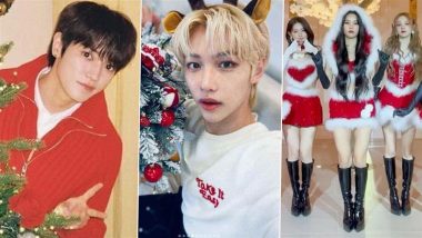 Christmas 2024: Stray Kids’ Felix, Taeyong, and Other K-Pop Idols’ Festive Moments From Last Year With Sweet Holiday Greetings and Cosy Photos