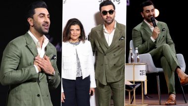 Ranbir Kapoor Poses with Fans in BTS Clicks from His ‘In Conversation’ Segment at the Red Sea International Film Festival 2024