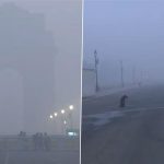 Delhi AQI, Weather Update: Delhiites Wake Up to Another Cold Foggy Morning as Temperature Further Dips, Air Quality Plunges To ‘Severe’ Category (Watch Videos)