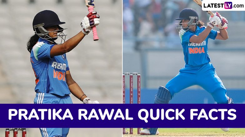 Pratika Rawal Quick Facts: Here’s All You Need to Know About Young India Women's National Cricket Team Opener Who Had An Impressive Debut Series Against West Indies Women