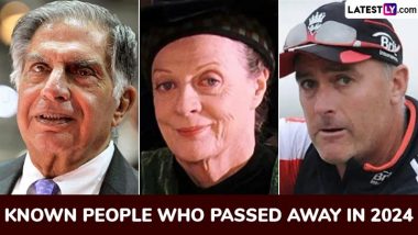 From Ratan Tata to Maggie Smith and Graham Thorpe: List of Known People Who Passed Away in 2024 