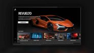 Lamborghini TV: Automaker Unveils Smart TV App for Exclusive Motorsports Thrills and Entertainment Content; Check Details