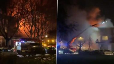 Explosion in The Hague: 3-Story Apartment Partially Collapses, Emergency Crews Search for Victims (Watch Video)