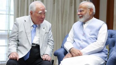 Osamu Suzuki Dies at 94: PM Narendra Modi Condoles Demise of Former Chairman of Suzuki Motor, Says ‘His Collaboration With Maruti Revolutionised Indian Automobile Market’