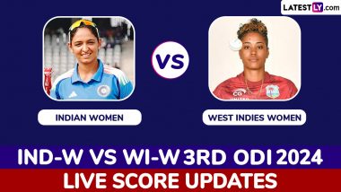 India Women vs West Indies Women Live Score Updates of 3rd ODI 2024