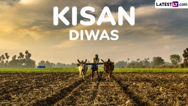 National Farmers Day 2024 Greetings, Images and Wallpapers To Send on Kisan Diwas 