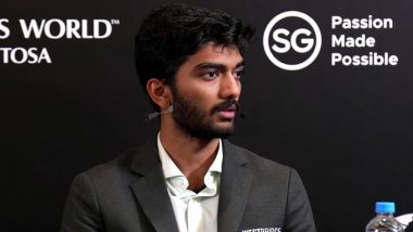 World Chess Championship 2024: D Gukesh Beats Ding Liren in Game 11 to Gain 6-5 Lead (Watch Video)