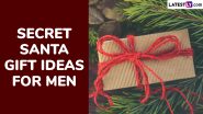 Secret Santa Gift Ideas for Men To Celebrate Christmas 2024: From Personalised Items to Fitness Tracker, Ultimate Gift Guide for the Holiday Season