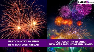 Which Is the First Country To Enter New Year 2025? Know When January 1 Begins Around the World 