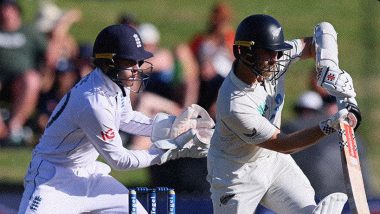 NZ vs ENG 3rd Test 2024: Matt Henry, Will O’Rourke Shine As New Zealand Leads England by 340 Runs at Stumps on Day 2