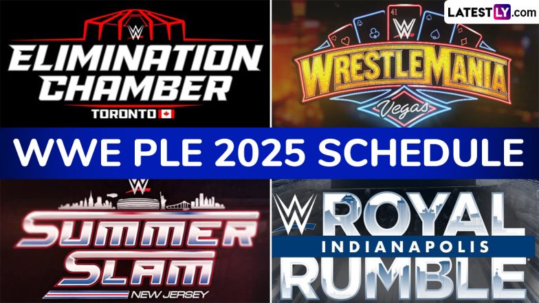 List Of WWE Premier Live Events In 2025 Including Royal Rumble, WrestleMania, and SummerSlam
