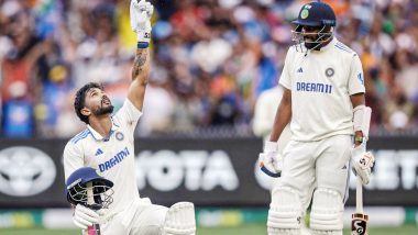 IND vs AUS 4th Test 2024: Nitish Kumar Reddy Bails Out India With Maiden International Century at Melbourne Before Bad Light Forces Stumps on Day 3