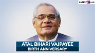 Atal Bihari Vajpayee 100th Birth Anniversary: Share Quotes, Messages, Sayings, Images and HD Wallpapers To Honour India’s Visionary Leader on Good Governance Day