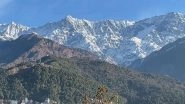 Himachal Pradesh Weather Update: Dhauladhar Mountains Cover with&nbsp; Snowfall, Dharamshala Reels Under Coldwave