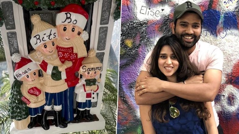 Rohit Sharma and Wife Ritika Sajdeh Reveal Their Second-Born's Name As Ahaan