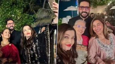 Aishwarya Rai Bachchan and Abhishek Bachchan Spotted Together at a Party Amidst Separation Rumours (See Pics)