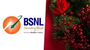 BSNL Christmas Offer: Indian Government-Run Telecom Company Announces Additional Days to Its INR 2,399 Recharge Plan for Holiday Season; Check More Details