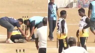 Sudden Death Caught on Camera: Youth Suffers Heart Attack While Playing Cricket in Maharashtra’s Jalna, Dies (Disturbing Video)