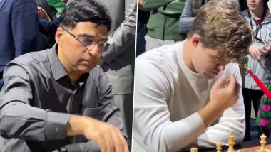 Magnus Carlsen, Fabiano Caruana, and Viswanathan Anand Play Handicapped Blitz at Wall Street Gambit (Watch Video)