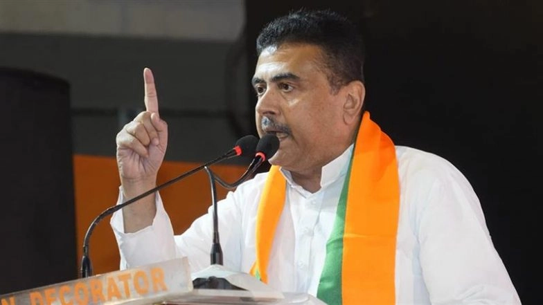 Suvendu Adhikari&rsquo;s Security Strengthened, State Police and Central Forces To Protect West Bengal CM After PA Chandranath Rath&rsquo;s Murder