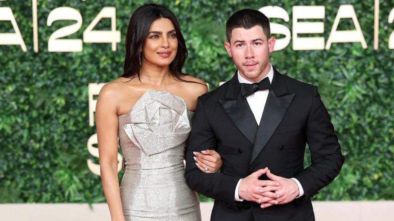 Priyanka Chopra and Nick Jonas Dazzle on the Red Carpet at Red Sea International Film Festival 2024 (View Pic)