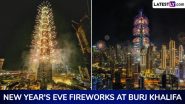 New Year’s Eve 2024 Fireworks at Burj Khalifa Live Streaming Date and Time: How To Watch the Firework Display at World’s Tallest Building? Check Out Dubai’s NYE Celebrations To Welcome 2025